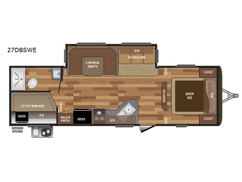 Hideout 27DBSWE Floorplan
