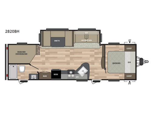 Summerland 2820BH Floorplan
