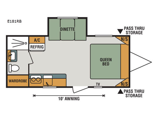 Escape E181RB Floorplan
