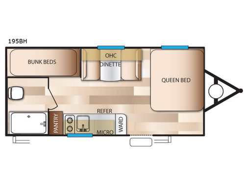 Salem Cruise Lite FS 195BH Floorplan