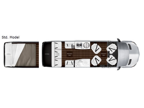 Floorplan - 2017 Airstream RV Interstate Lounge EXT Lounge EXT