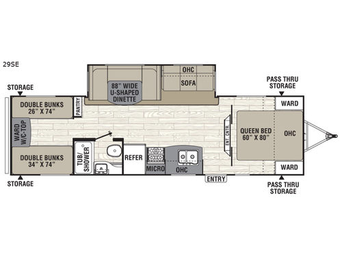 Freedom Express 29SE Floorplan