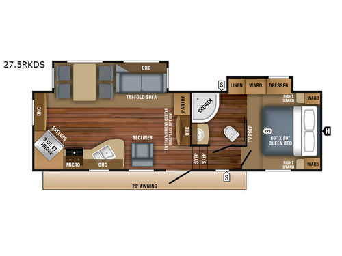 Eagle HT 27.5RKDS Floorplan