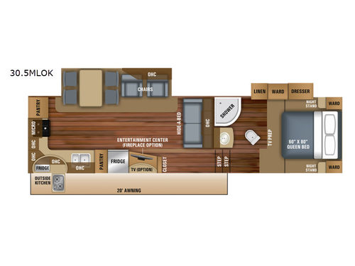Eagle HT 30.5MLOK Floorplan