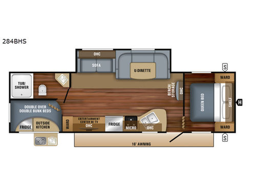 Jay Flight SLX 284BHSW Floorplan