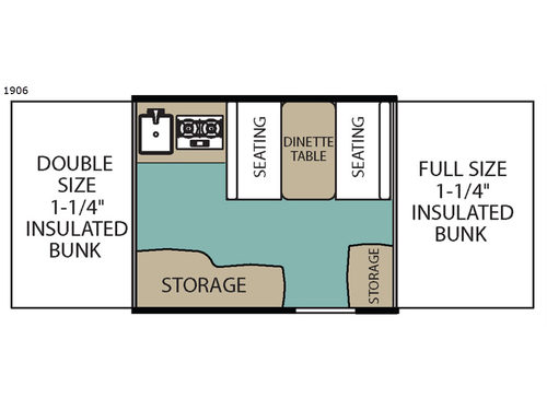 Floorplan - 2017 Viking Epic Series 1906