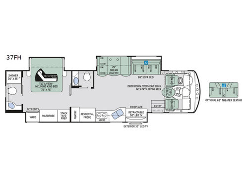 Challenger 37FH Floorplan