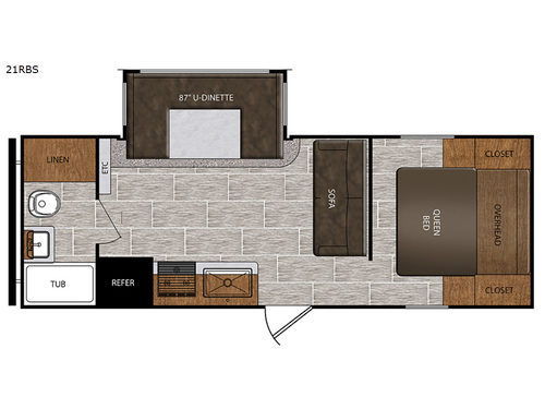 Avenger ATI 21RBS Floorplan