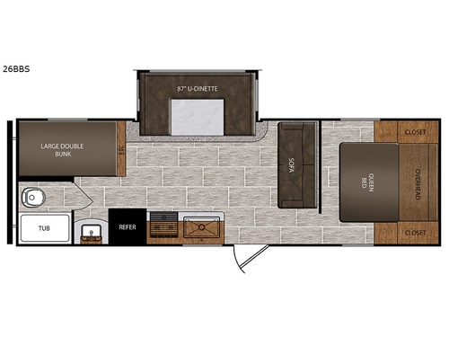 Avenger ATI 26BBS Floorplan