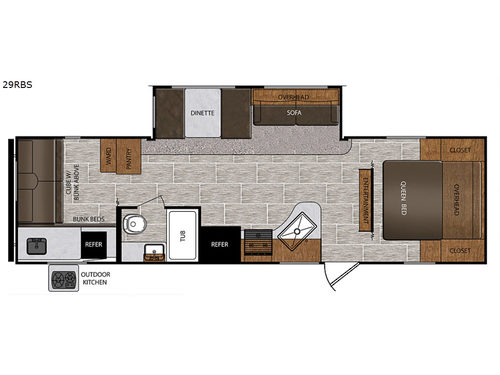 Avenger ATI 29RBS Floorplan
