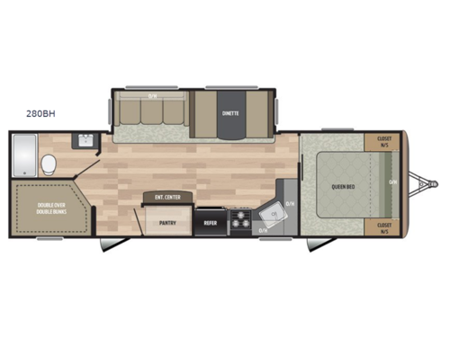 Springdale 280BH** Floorplan