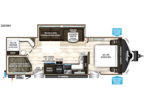 Imagine 2800BH Floorplan