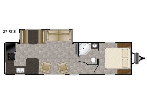 Trail Runner 27RKS Floorplan
