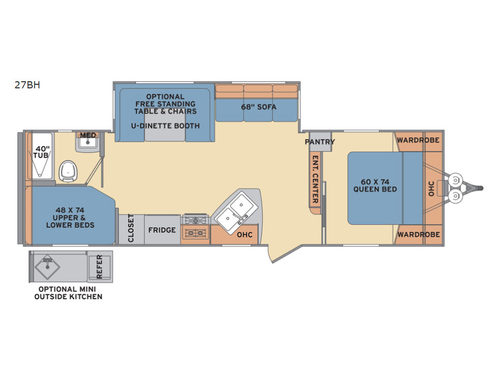 Revere 27BH Floorplan