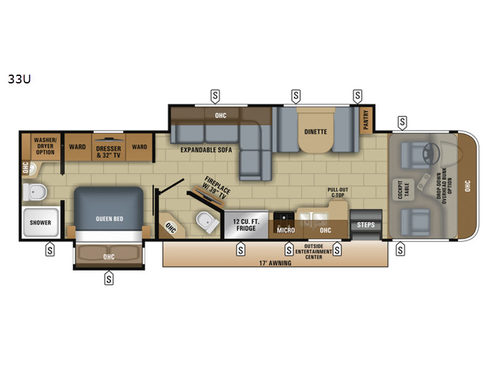 Precept 33U Floorplan