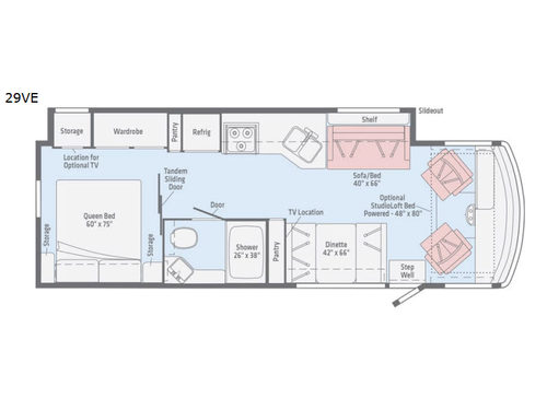 Vista 29VE Floorplan