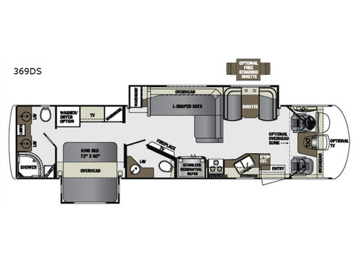 Georgetown XL 369DS Floorplan