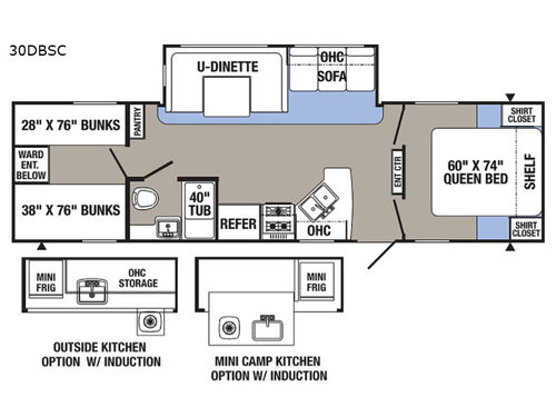 Puma XLE Lite 30DBSC Floorplan