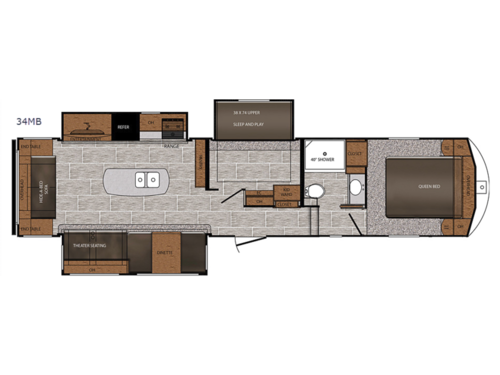 Crusader LITE 34MB Floorplan