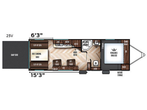 Vengeance Rogue 25V Floorplan