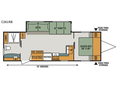 Connect C261RB Floorplan