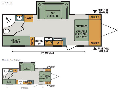 Connect Lite C211BH Floorplan