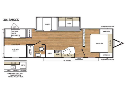 Used 2019 Coachmen RV Catalina SBX 301BHSCK Travel Trailer at Wilkins ...