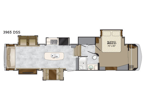 Big Country 3965 DSS Floorplan
