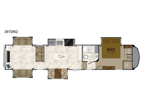 Bighorn 3970RD Floorplan