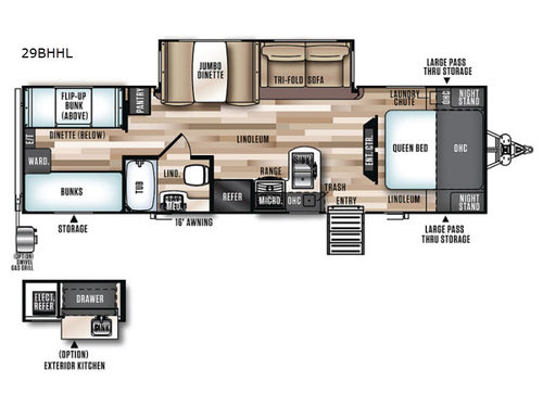Salem Hemisphere Hyper-Lyt 29BHHL Floorplan