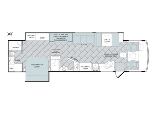 Vacationer 36F Floorplan