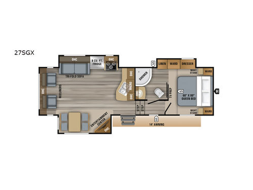 Eagle HT 27SGX Floorplan