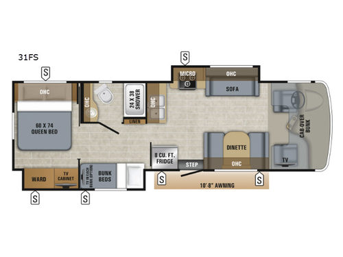 Greyhawk 31FS Floorplan