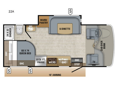 Redhawk SE 22A Floorplan