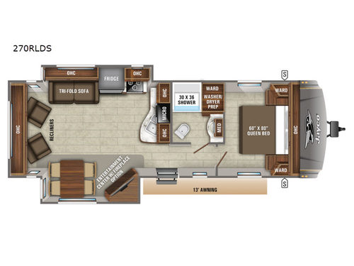 Eagle HT 270RLDS Floorplan