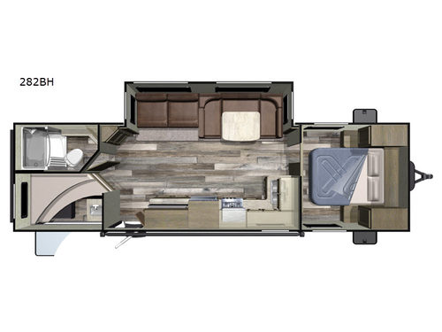 Autumn Ridge Outfitter 282BH Floorplan