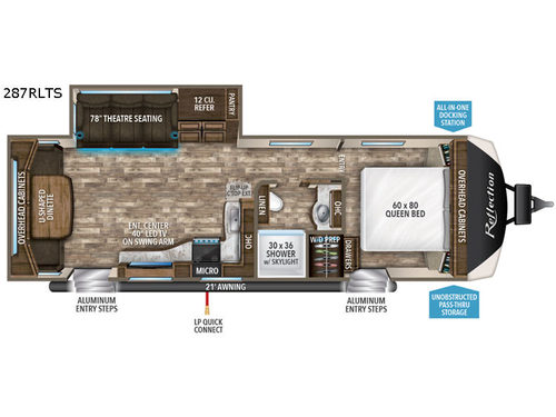 Reflection 287RLTS Floorplan