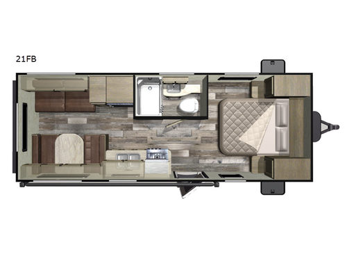 Mossy Oak 21FB Floorplan