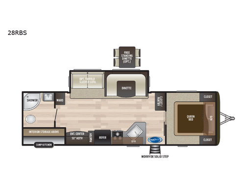 Hideout 28RBS Floorplan