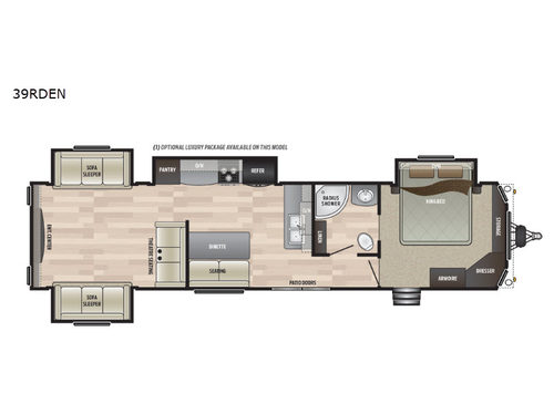 Retreat 39RDEN Floorplan