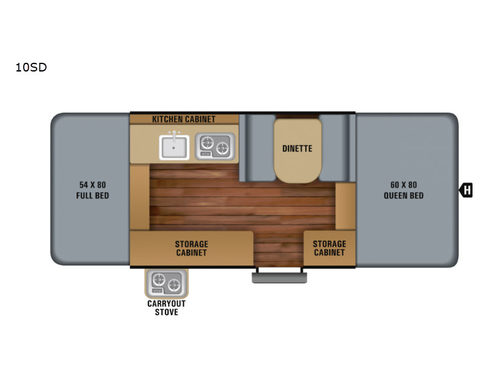 Jay Sport 10SD Floorplan