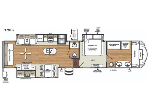 Sierra 378FB Floorplan