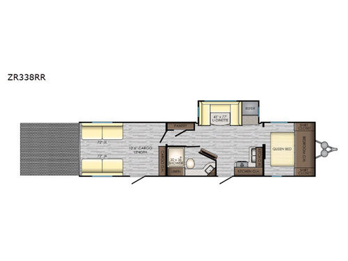 Zinger 338RR* Floorplan