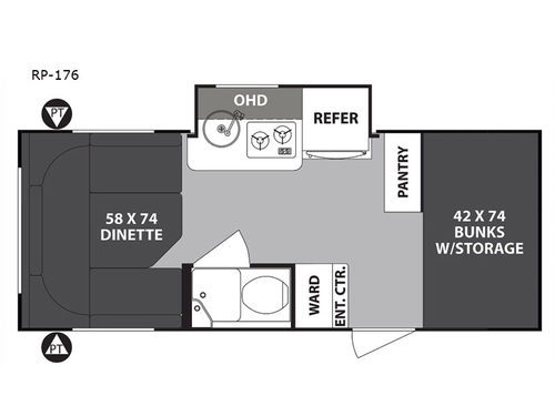 R Pod RP-176 Floorplan