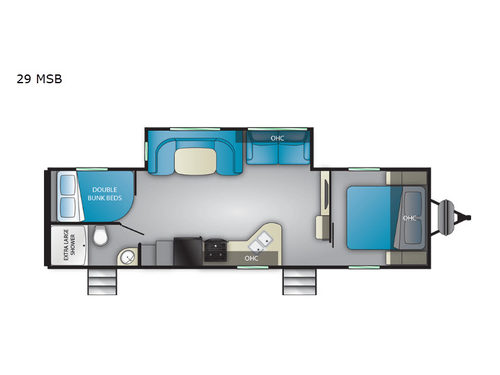 Trail Runner 29 MSB Floorplan