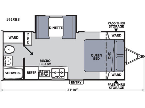 Apex Nano 191RBS Floorplan
