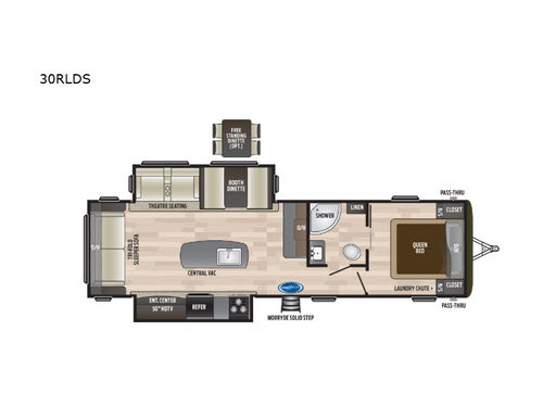 Hideout 30RLDS Floorplan
