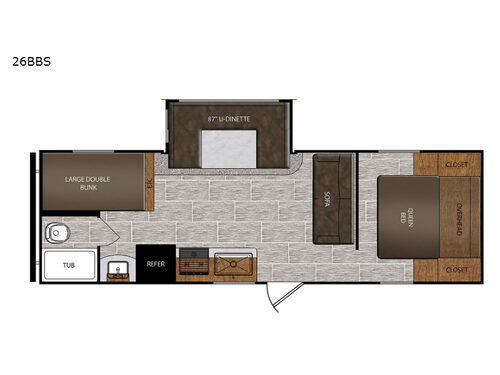Avenger ATI 26BBS Floorplan