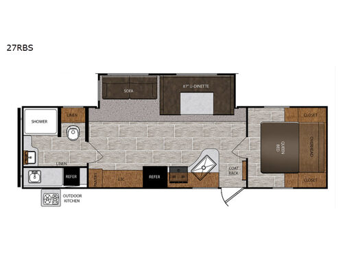 Avenger ATI 27RBS Floorplan