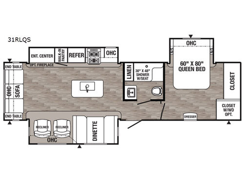 Puma 31RLQS Floorplan